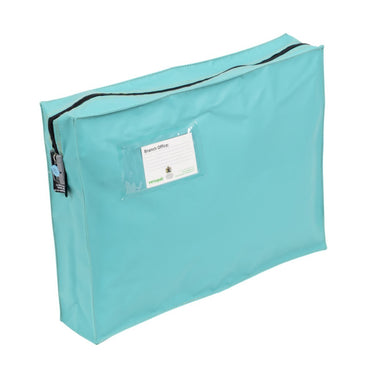 Mail Bag with Gusset ZG2 Green Button